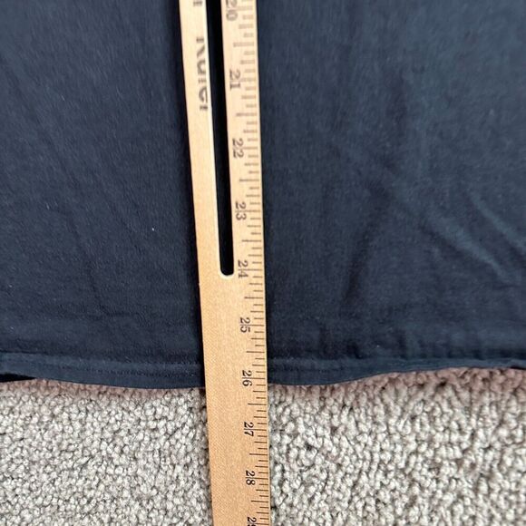 Death Row Records Shirt Mens Medium Black Blue Lighting Hip Hop 90s Rap FLAW - Picture 8 of 10